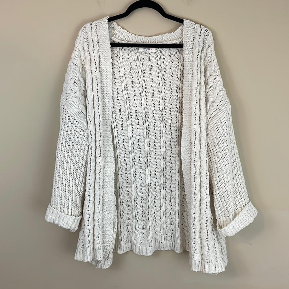Umgee Sweater cardigan 1X 2X
